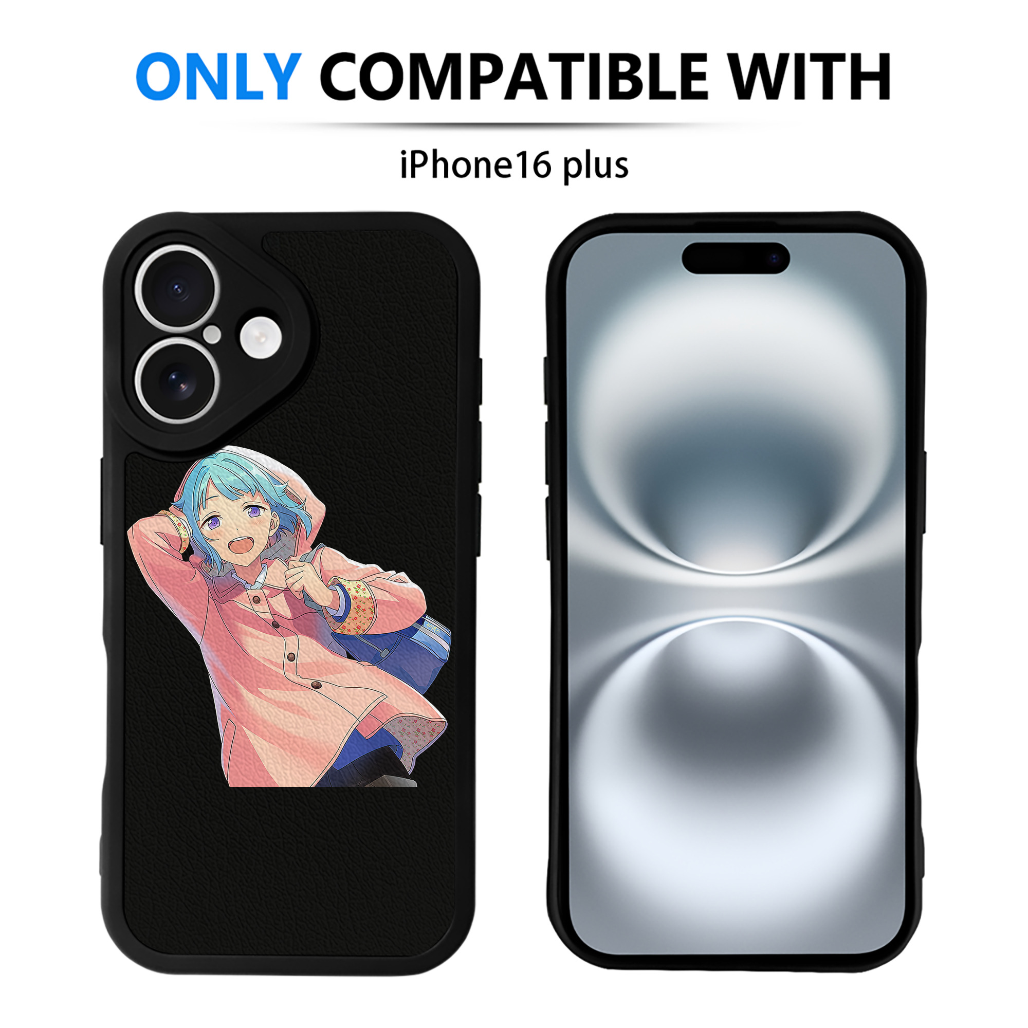 （画像用） あんさんぶるスターズ! Ensemble Stars 【iPhone 16シリーズ対応】シリコンスマホケース（レザー調） 材質：シリコン